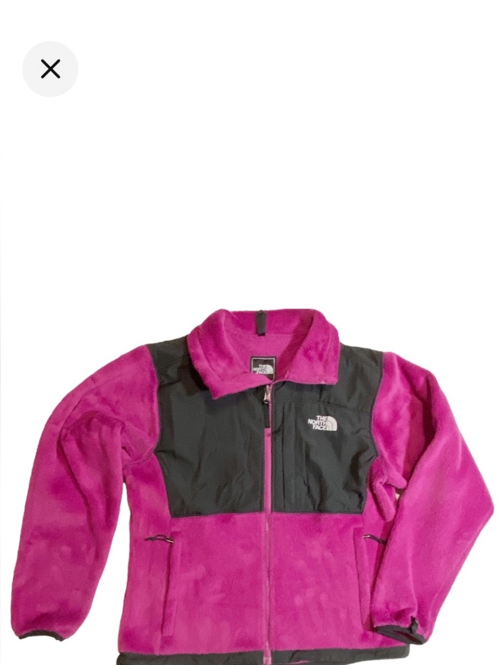 The North Face Women's Size Medium M Pink Thermal Denali Polartec Fleece Jacket